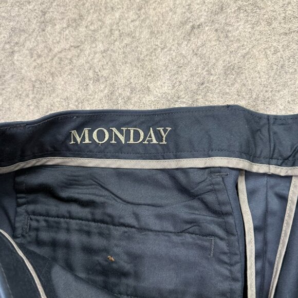 Bonobos Monday Weekday Warrior Pants Men 36 x 32 Blue Slim Fit 20724 Tapered - Picture 4 of 16